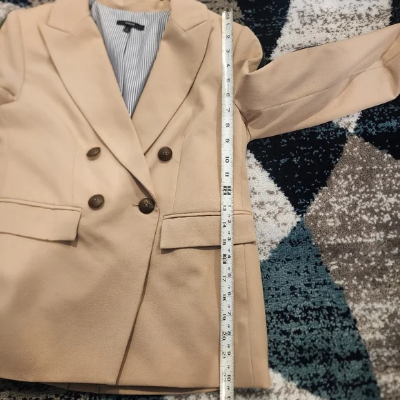 DREW Tai-ribbon Blazer in Khaki Size Small Contemporary Career Work Camel - Picture 15 of 16